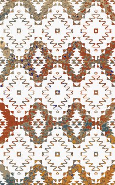 Kilim desenli halılar ve halılar Grunge ve sıkıntılı desenli baskılar için