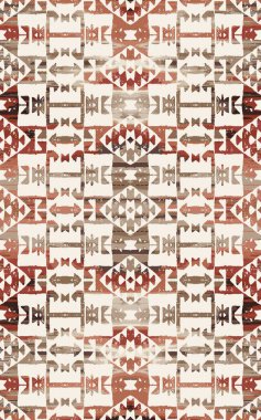 Kilim desenli halılar ve halılar Grunge ve sıkıntılı desenli baskılar için