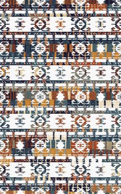 Kilim desenli halılar ve halılar Grunge ve sıkıntılı desenli baskılar için