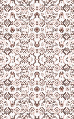 Kilim Pattern Rugs and Carpets for print with Grunge and distressed texture clipart