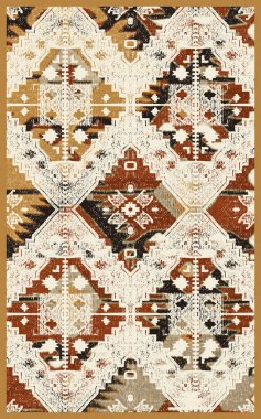 Kilim desenli halılar ve halılar Grunge ve sıkıntılı desenli baskılar için