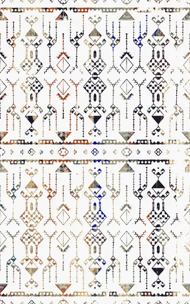 Kilim desenli halılar ve halılar Grunge ve sıkıntılı desenli baskılar için
