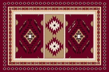 Kilim Halı Modern Deseni yüksek çözünürlüklü doku ve trend renkleri ile