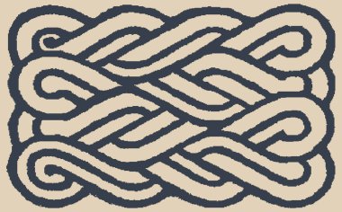 Yüksek çözünürlüklü dokusu ve trend renkleri olan modern halı deseni