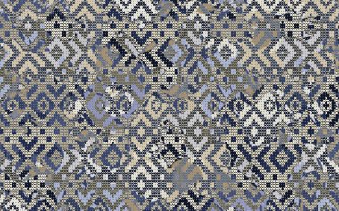 Kilim ve Aztek desenli Halılar ve Halılar Grunge ve sıkıntılı desenli