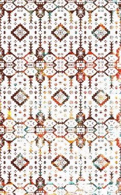 Kilim ve Aztek desenli Halılar ve Halılar Grunge ve sıkıntılı desenli