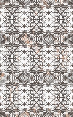 Kilim ve Aztek desenli Halılar ve Halılar Grunge ve sıkıntılı desenli