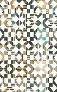 Kilim ve Aztek desenli Halılar ve Halılar Grunge ve sıkıntılı desenli