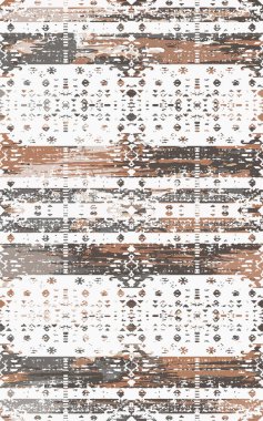 Kilim ve Aztek desenli Halılar ve Halılar Grunge ve sıkıntılı desenli