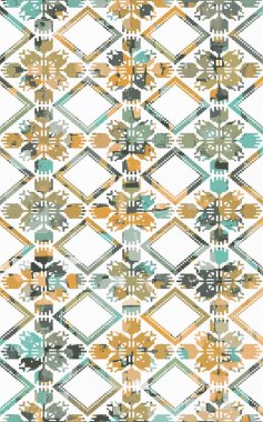 Kilim ve Aztek desenli Halılar ve Halılar Grunge ve sıkıntılı desenli