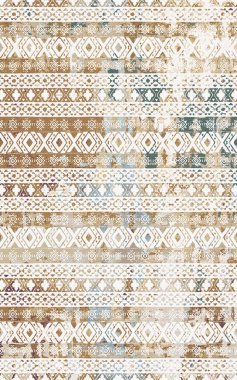 Kilim ve Aztek desenli Halılar ve Halılar Grunge ve sıkıntılı desenli