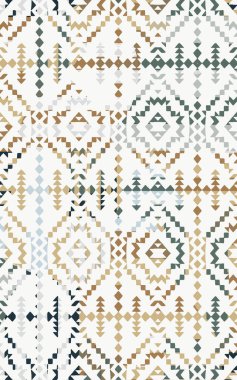 Kilim ve Aztek desenli Halılar ve Halılar Grunge ve sıkıntılı desenli