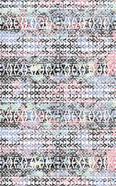 Kilim ve Aztek desenli Halılar ve Halılar Grunge ve sıkıntılı desenli