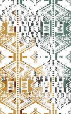 Kilim ve Aztek desenli Halılar ve Halılar Grunge ve sıkıntılı desenli