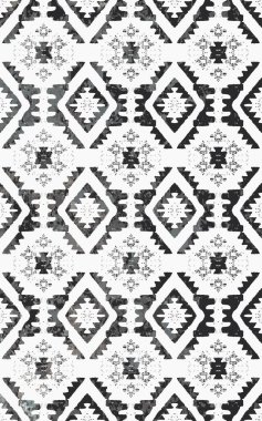 Kilim ve Aztek desenli Halılar ve Halılar Grunge ve sıkıntılı desenli