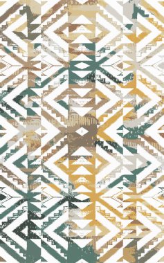 Kilim ve Aztek desenli Halılar ve Halılar Grunge ve sıkıntılı desenli