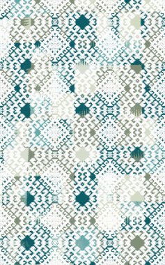 Kilim ve Aztek desenli Halılar ve Halılar Grunge ve sıkıntılı desenli