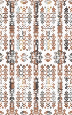 Kilim ve Aztek desenli Halılar ve Halılar Grunge ve sıkıntılı desenli