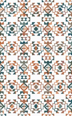 Kilim ve Aztek desenli Halılar ve Halılar Grunge ve sıkıntılı desenli