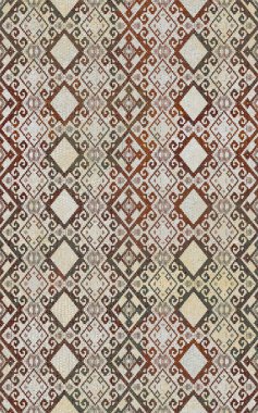 Kilim ve Aztek desenli Halılar ve Halılar Grunge ve sıkıntılı desenli