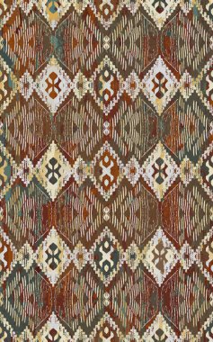 Kilim ve Aztek desenli Halılar ve Halılar Grunge ve sıkıntılı desenli