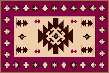 Kilim Halı Modern Deseni yüksek çözünürlüklü doku ve trend renkleri ile