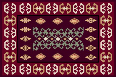 Kilim Halı Modern Deseni yüksek çözünürlüklü doku ve trend renkleri ile