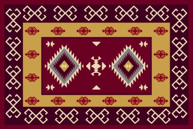 Kilim Halı Modern Deseni yüksek çözünürlüklü doku ve trend renkleri ile