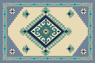 Kilim Halı Modern Deseni yüksek çözünürlüklü doku ve trend renkleri ile