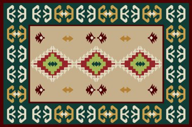 Kilim Halı Modern Deseni yüksek çözünürlüklü doku ve trend renkleri ile