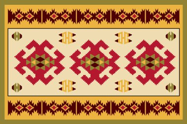 Kilim Halı Modern Deseni yüksek çözünürlüklü doku ve trend renkleri ile