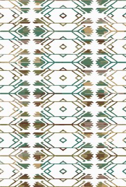 Kilim ve Aztek Vektör Kalıpları Grunge ve sıkıntılı desenli halı ve halılar