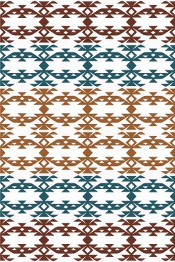 Kilim ve Aztek Vektör Kalıpları Grunge ve sıkıntılı desenli halı ve halılar