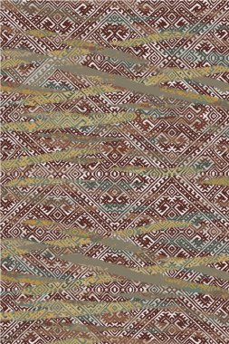 Kilim ve Aztek Vektör Kalıpları Grunge ve sıkıntılı desenli halı ve halılar