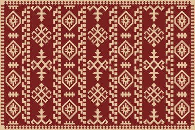 Yüksek çözünürlüklü trend renkleriyle Geometrik Halı Modern Deseni