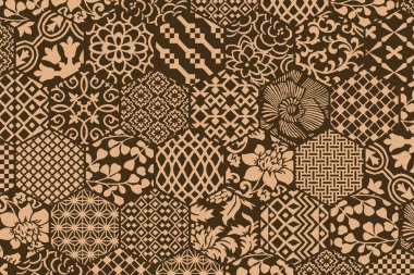 Yüksek çözünürlüklü trend renkleriyle Geometrik Halı Modern Deseni