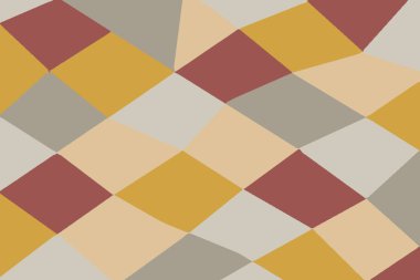 Yüksek çözünürlüklü trend renkleriyle Geometrik Halı Modern Deseni