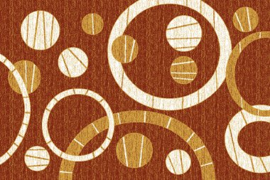 Yüksek çözünürlüklü trend renkleriyle Geometrik Halı Modern Deseni