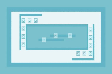 Yüksek çözünürlüklü trend renkleriyle Geometrik Halı Modern Deseni