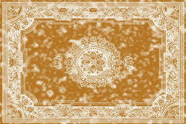 Yüksek çözünürlüklü trend renkleriyle Geometrik Halı Modern Deseni