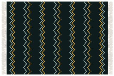 Yüksek çözünürlüklü trend renkleriyle Geometrik Halı Modern Deseni