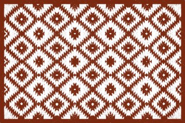 Geometrical Carpet modern Pattern with trending colors in high resolution clipart