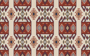 Yüksek çözünürlüklü trend renkleriyle Navajo Halı Modern Deseni