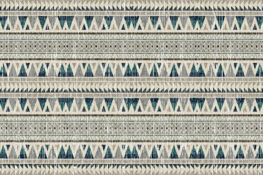 Yüksek çözünürlüklü trend renkleriyle Navajo Halı Modern Deseni