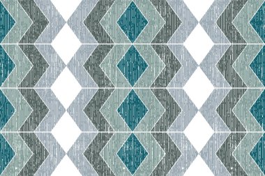 Yüksek çözünürlüklü trend renkleriyle Navajo Halı Modern Deseni