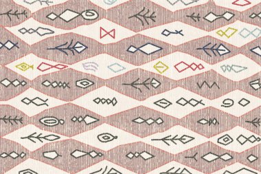 Kilim ve Aztek Halı Modern Deseni yüksek çözünürlüklü trend renkleriyle