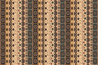 Folk art and Floral design Carpet with modern Pattern and texture having trending colors in high resolution clipart