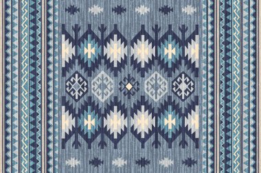 Kilim ve Navajo Halı Modern Deseni yüksek çözünürlüklü trend renkleriyle