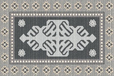 Kilim ve Navajo Halı Modern Deseni yüksek çözünürlüklü trend renkleriyle