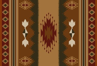 Kilim ve Navajo Halı Modern Deseni yüksek çözünürlüklü trend renkleriyle